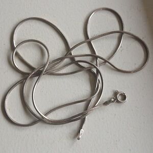 Italian Sterling 30" Chain BEAUTIFUL! 10 Grams! Perfect Condition W/Patina